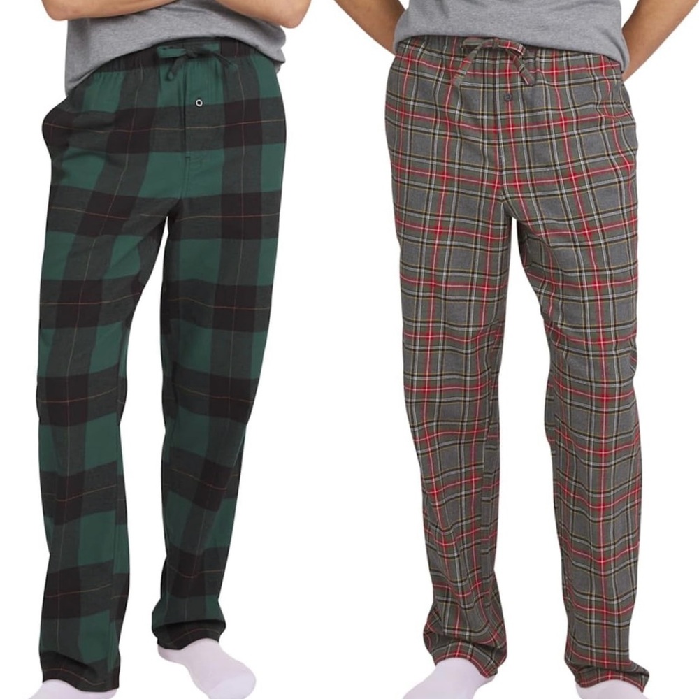NWT 2-Pack Eddie Bauer Men’s Flannel Lounge Pants